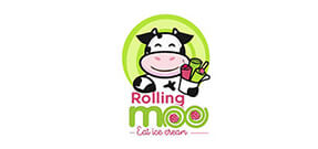 Static Logo Design - Rolling Moo Ice Cream