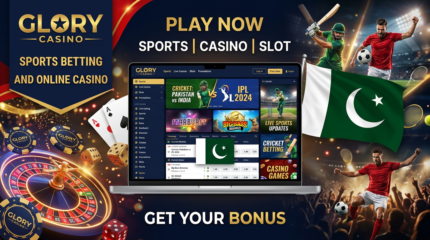 Glory Casino Game and Sportsbook in Pakistan